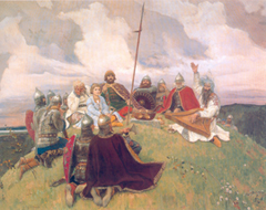 Баян - картина Васнецова