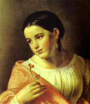 Бедная Лиза - картина художника О. Кипренского